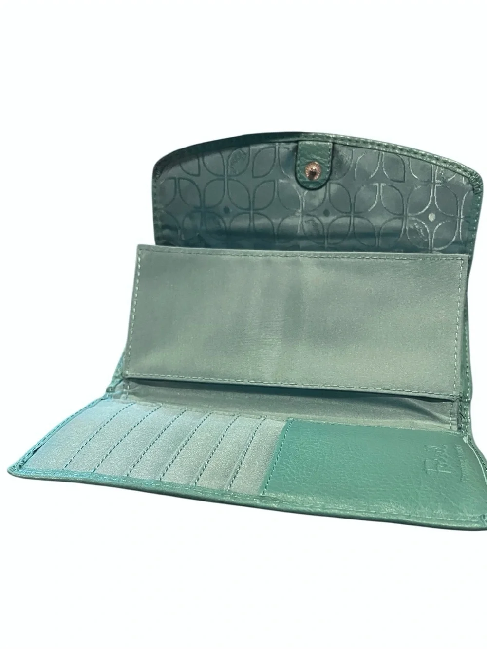 Fossil leather turquoise